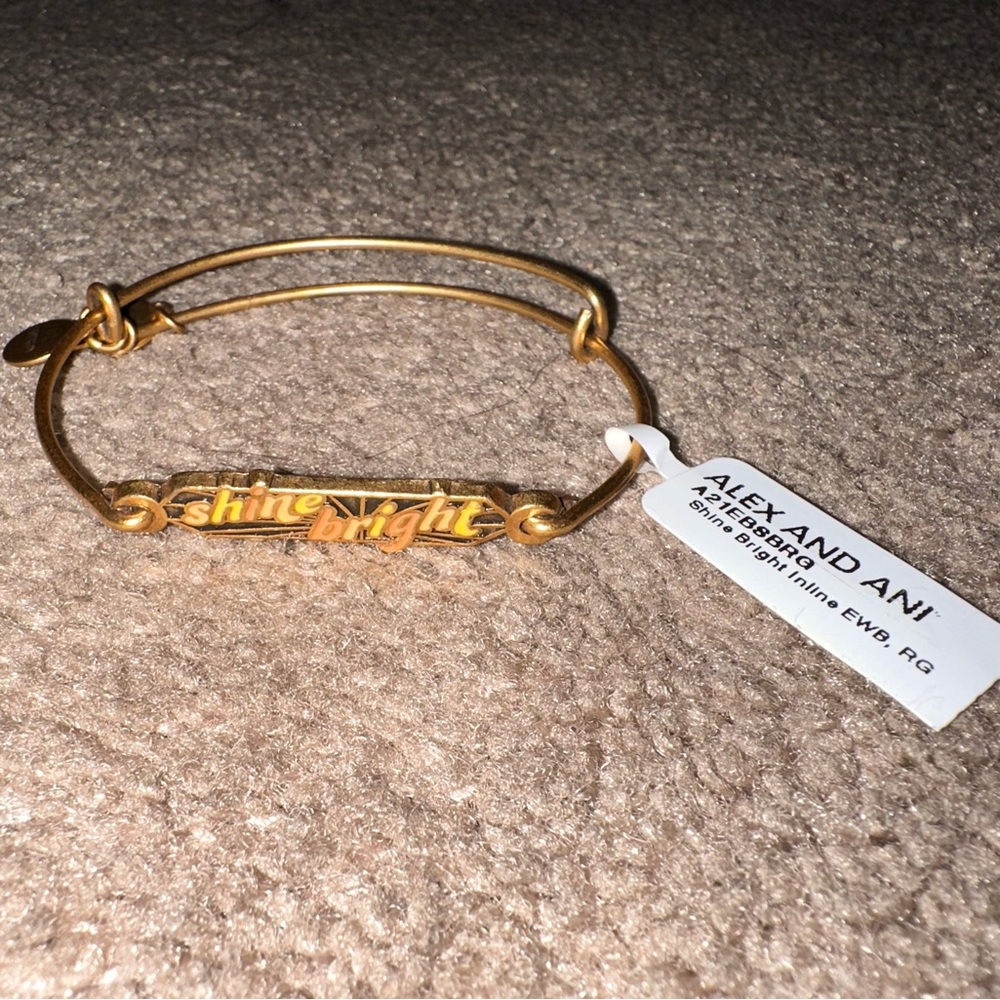 Shine Bright Alex and Ani Gold Bracelet